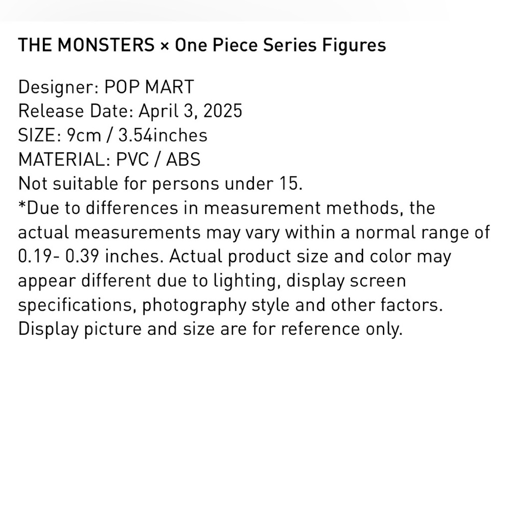 PopMart The Monsters x One Piece-Jinbe - Picture 10 of 10